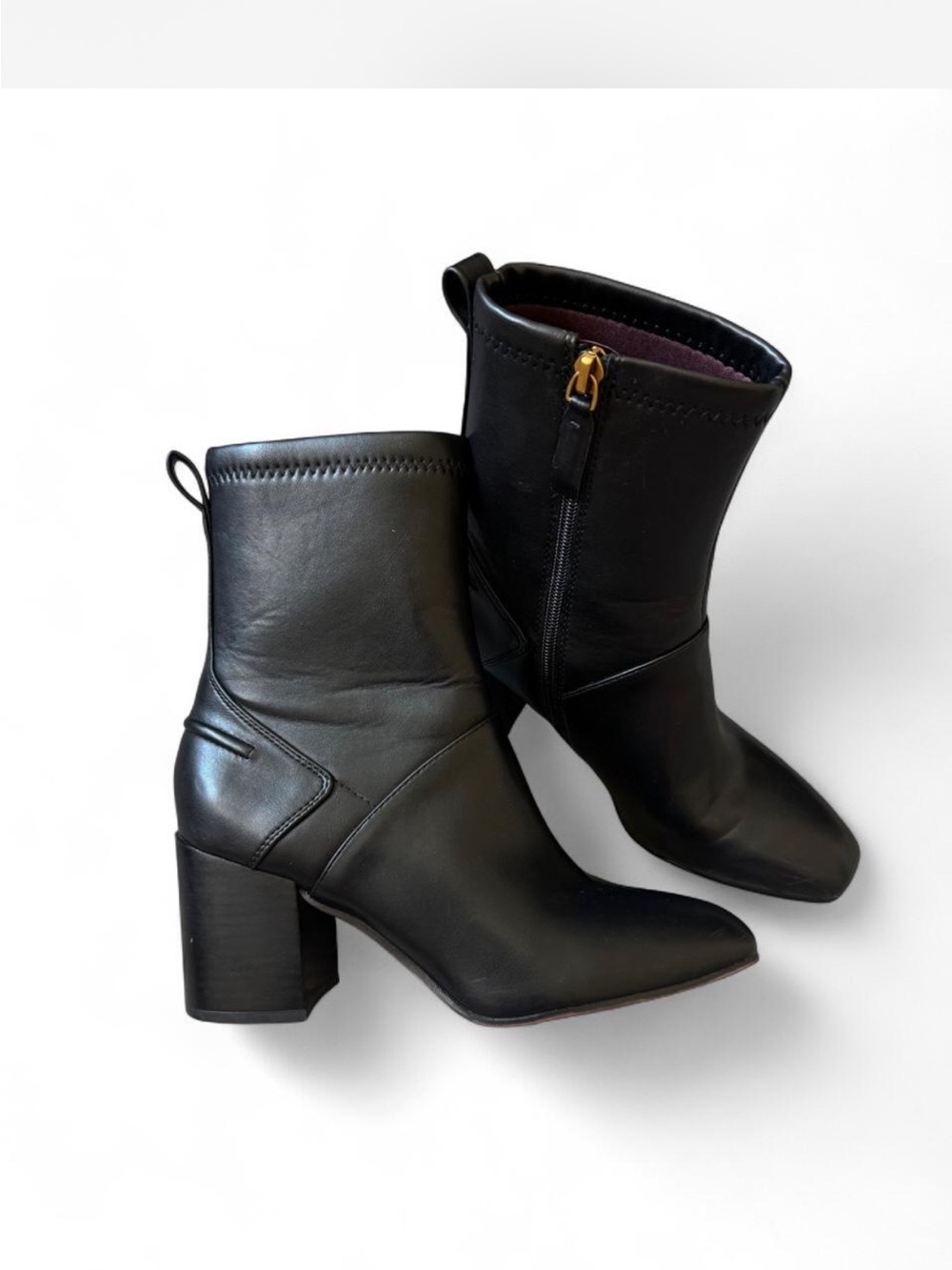 Franco Sarto Black Ankle Booties